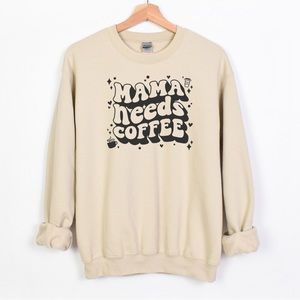 Mama Coffee Unisex Custom Made Sweater